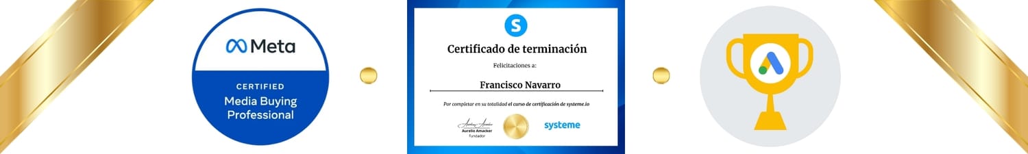 Certificaciones Fran Navarro